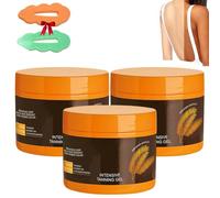 Luxury Intensive Tanning Gel,Natural Tanning Accelerator Cream Gel,Accelerator Cream Brown Tanning Gel, Dark Brown Tanning Gel For Sunbeds & Outdoor Sun (3pcs)