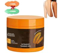 Luxury Intensive Tanning Gel,Natural Tanning Accelerator Cream Gel,Accelerator Cream Brown Tanning Gel, Dark Brown Tanning Gel For Sunbeds & Outdoor Sun (1pcs)