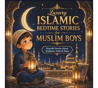 Luxury Islamic Bedtime Stories for Muslim Boys: Peaceful Stories About Kindness, Faith & Duas for Muslim Children Ages 4-8