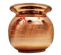 Luxury Lota para almacenar y servir agua de cobre puro (paquete de 1-1100 ml)