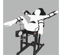 Luxury Sex Love Chairs Multifunctional Sex Chair with Sex Machine Handcuffs Ankle Cuffs BDSM Gynecological Chair Bondage Sex Toys Sex Toy Slave Torture Unlocking Multiple Positions