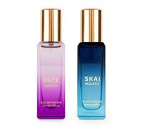 Luxury Skai Aquatic & Date Women Perfume Combo | Long Lasting EDC & EDP | 2x20ml | Bergamot & Pink Pepper | Fruity & Fresh Premium Fragrance | Gifts for Women