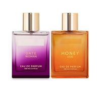 Luxury The Sweet Spot Perfume Combo | Date Women & Honey Oud Unisex | Long Lasting | 2x100ml | Floral, Woody & Fruity Premium Fragrance | For Men & Women