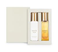 Luxury White Oud & Honey Oud Perfume Set | Long Lasting EDP | 2x20ml | Honey, Lemon & Patchouli | Premium Fragrance | For Men & Women