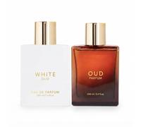 Luxury WhiteOud&Oud Eau de Parfum 100ml Each (Pack of 2) | Luxury Fragrance Spray for Women & Men | Long-Lasting Perfume Duo | Everyday Wear Scent | Gift Set | 2 x 100ml