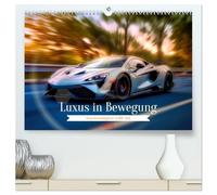 Luxus in Bewegung (hochwertiger Premium Wandkalender 2026 DIN A2 quer), Kunstdruck in Hochglanz: Es steht für die perfekte Symbiose aus edlem Design, ... Technik und dynamischer Fahrperformance.