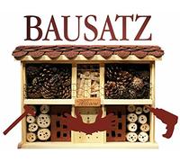 Luxus-Insektenhotels 5 Insektenhotel-Bauatz Landhaus Comodidad Simple Dübel-Stecksystem