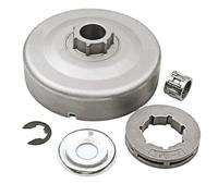Luxuypon 3/8 "-7T embrague tambor llanta piñón kit para Stihl MS271 MS291 MS 271 291 MS271C MS291C motosierra pequeña 7 Spline piezas de repuesto