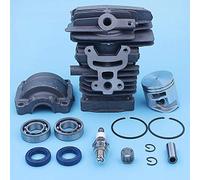 Luxuypon 38mm cilindro pistón rodamiento aceite sello kit para Stihl MS211 MS181 C MS171 MS 171 181 211 motosierra 1139 020 1201 1139 030 0401