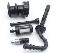 Luxuypon Colector de admisión Manguera de aceite combustible Kit de filtro para STIHL MS250 MS230 MS210 025 023 021 Piezas de motosierra