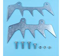 Luxuypon Dual Dogs Bumper Spike, tala Spike Set para Stihl 026 027 MS270 MS260 MS261 MS271 MS280 MS360 MS390 MS650 Pieza de repuesto de motosierra