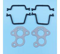 Luxuypon Juego de juntas de cilindro Kit de carburador para Husqvarna 135 140 135e 140e piezas de repuesto de motosierra