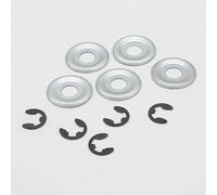 Luxuypon Kit de 5 clips de arandela de piñón de embrague de repuesto, compatible con piezas de motosierra STI-HL MS290 MS341 MS360 MS361 MS390 MS 029 036 039