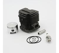 Luxuypon Kit de pistón de cilindro de repuesto de 41,5 mm y 44 mm compatible con Kawasaki TH43 TH48 KBH48 Kbl48 piezas de desbrozadora (TH43 41,5 mm)