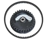 Luxuypon Kit de rueda de engranaje de polea de árbol de levas y correa de distribución compatible con HO*NDA GX25 de 4 tiempos Mini Trimmer Brushcutter Parts 14320-Z0H-010