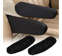 Luxvara 1 Par Fundas Elástica para Reposabrazos de Asientos de Coche, Protector para Reposabrazos de Asiento de Automóvil, Universale Funda Apoyabrazos Asiento Delantero, Accesorios para Reposabrazo
