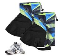 Luxvara Protección para Zapatos Trail Gaiters Bajos - Polainas Senderismo Duraderas para Trail Running y Running, Polainas Bajas Senderismo Ajustables y Estables