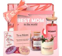 Luxvine Best Mom in the World Christmas Gift Set - Gift for Any Occasion - Gifts for Mom from Daughter Relaxing Gifts for Women Set - Mom Birthday Gif