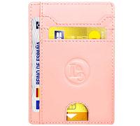 LuxyGo Tarjetero Hombre - Cartera RFID/NFC Protector - Carteras Pequeña - Billetero De Piel - Cartera Slim - Monedero Elegante Y Conveniente - Mini Billetera 7 Ranura - Sobrio Wallet - Regalos Mujer