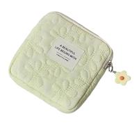 Luxylei Bolsa para Guardar Toallas Sanitarias con Cremallera De Flores, Pequeña Y Bonita Bolsa para Bolso, Porta Tampones, Bolsa Portátil para Menstruación para Niñas En Edad Escolar.