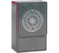 Luxylei Caja para Baraja De Cartas, Caja De Tarot De Cuero Sintético, Caja De Almacenamiento para Cartas Coleccionables, Cajas De Cuero para Barajas De Tarot Y Cartas Coleccionables