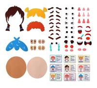Luxylei Juegos Socioemocionales para Niños Pequeños: Tarjetas para Crear Caras Y Describir Sentimientos Y Emociones. Juegos De Aprendizaje Emocional para Edades De 1 a 4 Años.