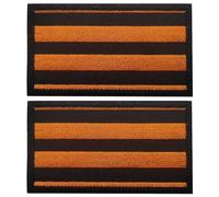 Luxylei Parche Bordado De Cinta De Jorge De Rusia, 2 Uds., Parche con Emblema De Gancho Y Bucle, Parche Militar para Sombreros, Bolsos, Ropa