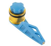 Luya Knotter Ayuda de nudo de pesca para líneas de PE para 0.3 a 3.Para 0 mm, dimensiones de ranura optimizadas Posicionamiento de línea guía para una formación precisa del bucle (azul)