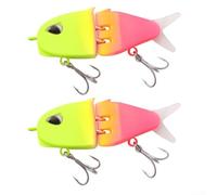 Luya Microbaits - Señuelo de pesca tipo S para trucha, perca y luo fei, 6 5 cm, con técnicas efectivas (G)