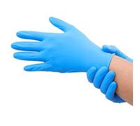 Luyao Guantes desechables de nitrilo para niños de 4 a 12 años, sin látex, sin polvo, para trabajar, pintar, jardín, cocina, limpieza (S)-Color aleatorio