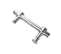 Luyckfrazy Manijas de Metal para Puerta de Ducha de baño con Distancia de Orificio Ajustable - Barra de Agarre para manija de Puerta de Ducha Adecuada para mamparas de Ducha de baño