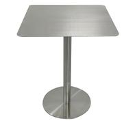 Luyckfrazy Mesa de bistró Alta con Barra Base,Mesa de Comedor de Espacio pequeño,mesas de Bar de Estilo Industrial Moderno para el hogar,Bar,Cocina,Tiendas de té de Burbujas al Aire Libre(80x80x75cm)