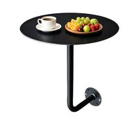 Luyckfrazy Mesa de Centro Moderna Mesas de Comedor Redondas montadas en la Pared Mesas Redondas pequeñas para Dormitorio,Bar,Pub,salón de cócteles,mesas de conferencias de Oficina pequeña(40x40x45cm)