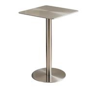 Luyckfrazy Mesa de Comedor de Espacio pequeño,Mesa de bistró Alta con Barra Base,Mesa para refrigerios con Capacidad para té,fácil de Montar y de Limpiar,hogar,Comedor,Pub,Restaurante(60x60x95cm)