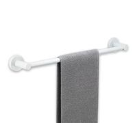 Luyckfrazy Toallero de baño, toallero de Mano de Acero Inoxidable, toallero Blanco montado en la Pared, Montaje de Tornillos de un Solo toallero, para herrajes de Cocina e Inodoro (Size : 80cm)