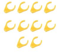 Luyismer 10 lotes de cierres de pedales de bicicleta de larga duración, práctico clip de bicicleta para ciclistas activos, fácil de instalar protectores