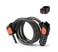Luyismer Bike Code - Cable de seguridad pequeño para bicicletas de montaña, combinación reajustable de 5 dígitos, código de seguridad pequeño