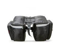 Luyismer Bolsa para sillín de bicicleta de doble cara, resistente al agua, fácil de usar, bolsa trasera de ciclismo