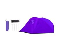 Luyismer Tienda de campaña impermeable frontal extendida para mochileros, montañismo, con protección solar y diseños de mallas transpirables, tienda de campaña a prueba de agua