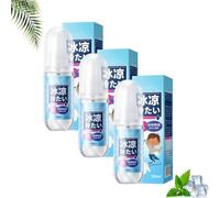 LUYJWZN Clothing Cooling Body Spray, 2025 New Portable Refreshing Mist wth Menthol, Cool Down and Heatstroke Prevention, Non-Sticky, Suitable Outdoor Sports and Gym (3pcs)