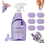 LUYJWZN Nuroclean Spray, Nuroclean All-Purpose Cleaning Spray, Cleaning Spray With Concentrated Cleaning Tablets, Grease Remover with Pleasant Fragrance, Cleaning Spray for Every Stain (1, 6PCS)