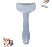 LUYJWZN V-Tooth Deshedding Comb, Doggocomfy Pet Comb Pro, Dog & Cat Grooming Brush for Shedding, Tight V-Shaped Teeth Deshedding Tool (Blue-S)