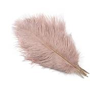 LUYSGBXR 10 piezas/lote de plumas naturales colores for manualidades, decoración bodas, fiestas, centros mesa reales(Vail Pink,30-35cm)