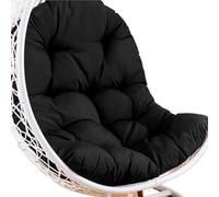 LUYSGBXR 120x80cm Egg Chair Cushion Seat Pad Swing Hanging Mat Pillow Patio Garden Outdoor Hammock Rocking Balcony(8 Without Chair)