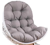 LUYSGBXR 120x80cm Egg Chair Cushion Seat Pad Swing Hanging Mat Pillow Patio Garden Outdoor Hammock Rocking Balcony(5 Without Chair)