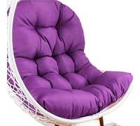 LUYSGBXR 120x80cm Egg Chair Cushion Seat Pad Swing Hanging Mat Pillow Patio Garden Outdoor Hammock Rocking Balcony(13 Without Chair)