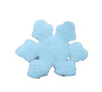 LUYSGBXR 3D Snowflake Decorative Cushion Winter White Shape Pillow Home Holiday Decoration Sofa Cojines For Bedroom(Color 7)