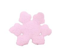 LUYSGBXR 3D Snowflake Decorative Cushion Winter White Shape Pillow Home Holiday Decoration Sofa Cojines For Bedroom(Color 4)