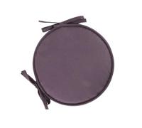 LUYSGBXR 3pc 30/36.5cm Solid Color Round Garden Chair Pads Removable Tie-on Seat Cushion For Outdoor Bistro Stool Patio Home Dining(Dark Coffee,36.5cm)