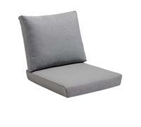 LUYSGBXR Back Cushions Set Chair Sofa Bench Patio Backrest Cushion Seat Pad Decor Garden Bay Window Swings(Dark Grey 5,S55x50x5 B55x40x5cm)